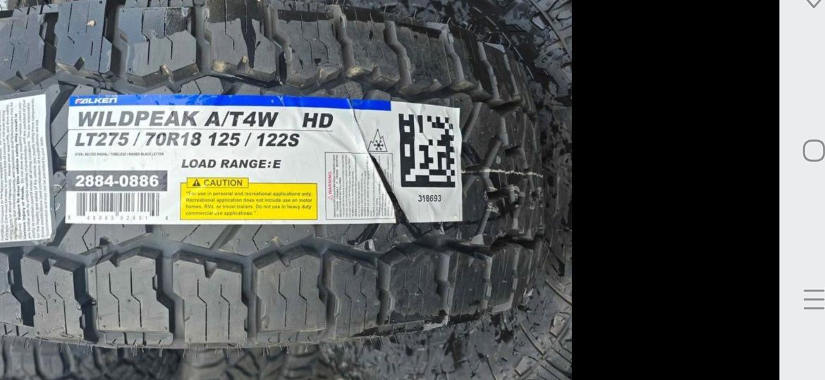 275/70r18 falken wildpeak at4w