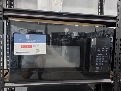 GE 1.6 Cu Ft Over-the-Range Microwave – 1000 Watts, 300 CFM Venting, Stainless Steel