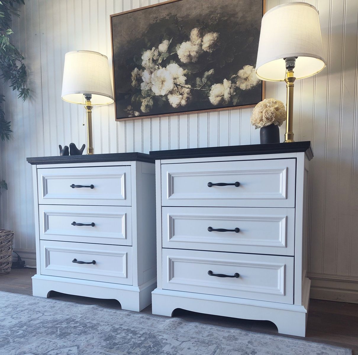3 Drawer Nightstands with USB & Power Outlets
