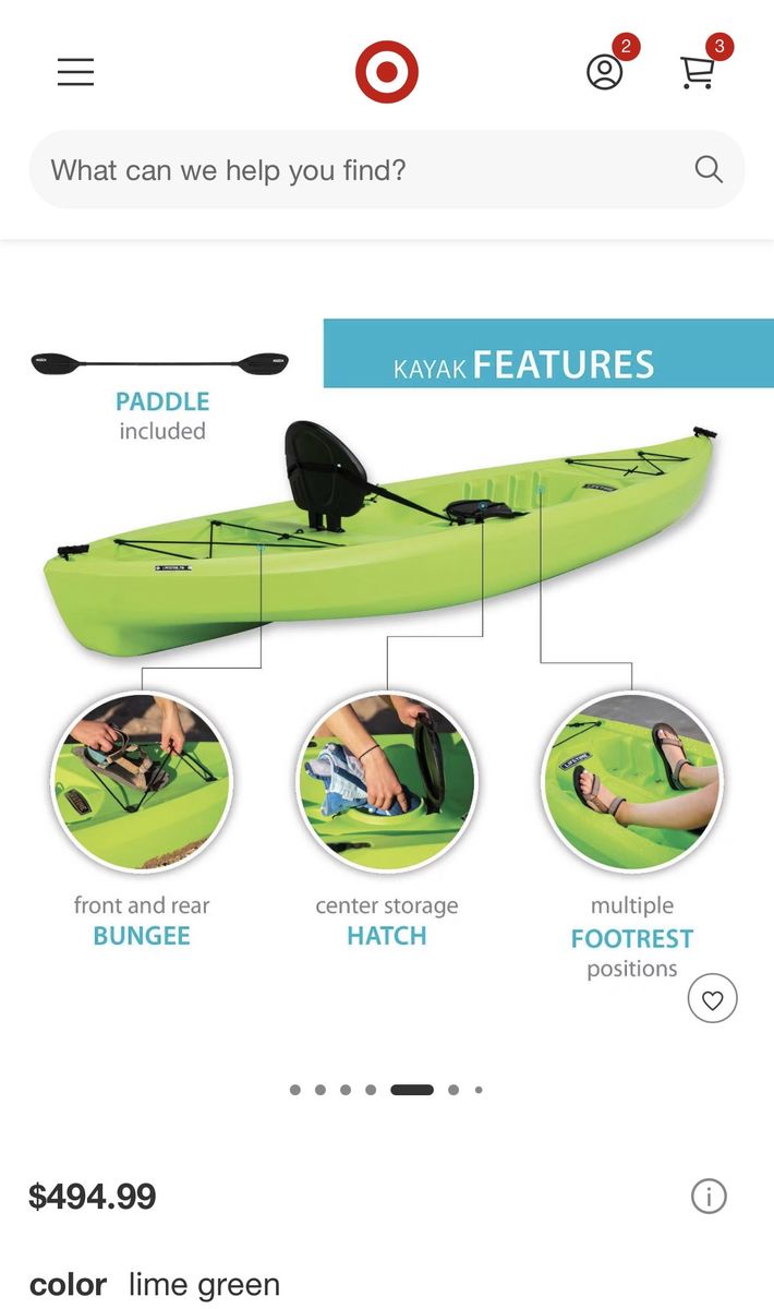 Lifetime Tahoma 100 Sit-On-Top Kayak