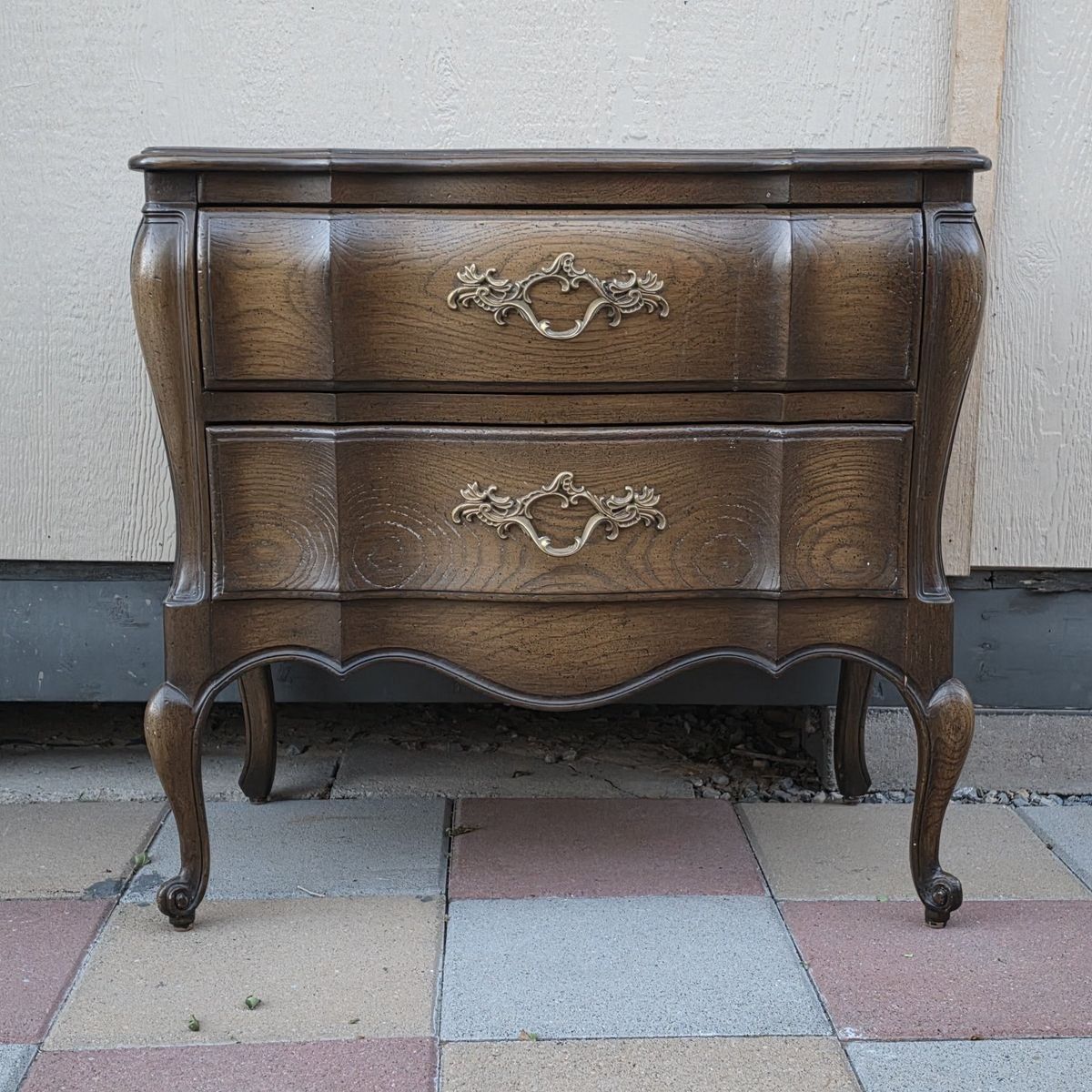 Vintage 2 Drawer Nightstand