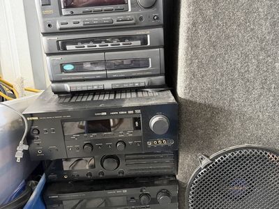 Assorted Vintage Audio Equipment Receivers Amplifiers and Speakers
