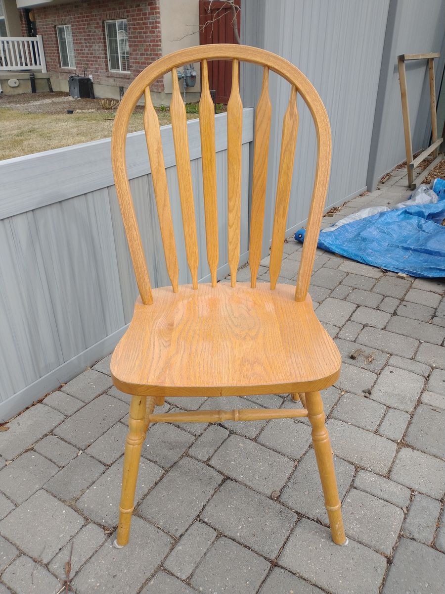 Wooden dining chair