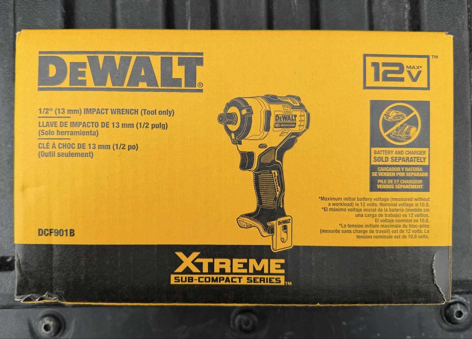 Dewalt 3/8 Drive Impact Wrench 12V