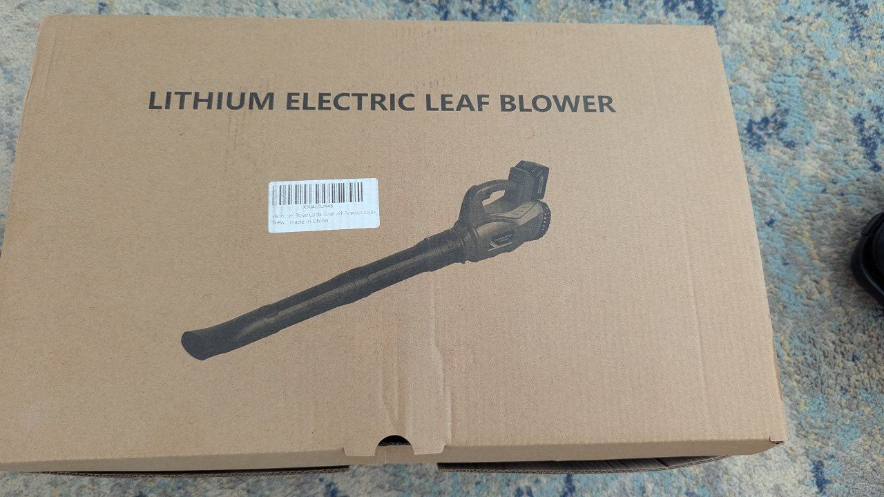 New leaf blower