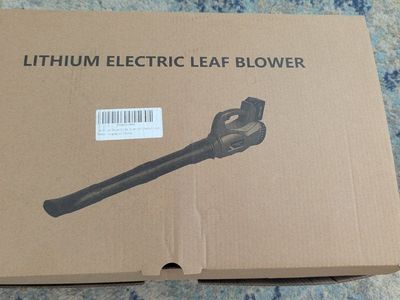 New leaf blower