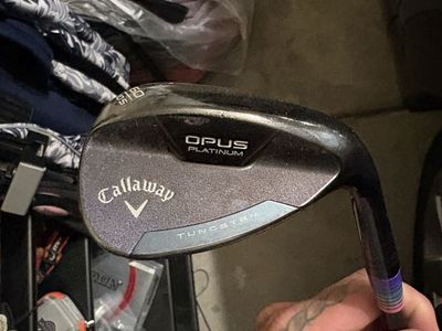 Callaway opus black 55* and blue 60*