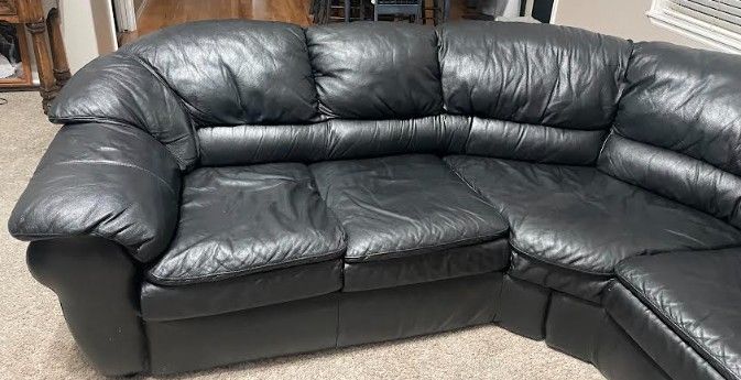 Black Leather couch