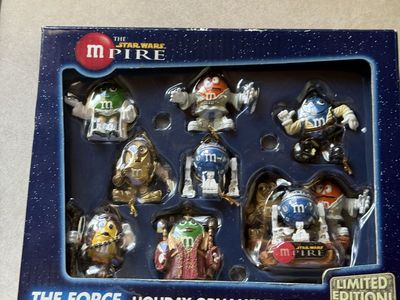 M&M The Force Holiday ornaments