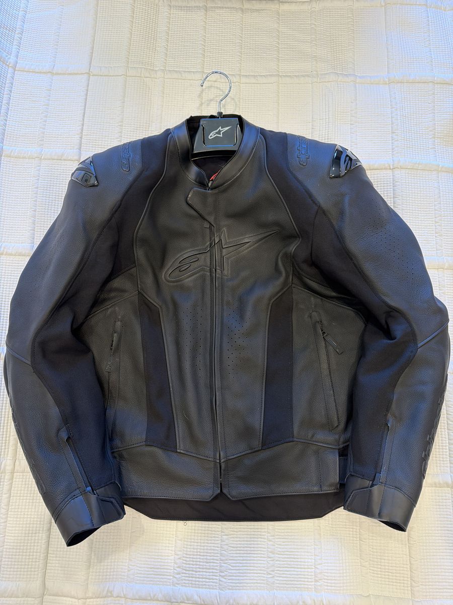 Missile V3 Leather Jacket Size 54 Men Alpinestar