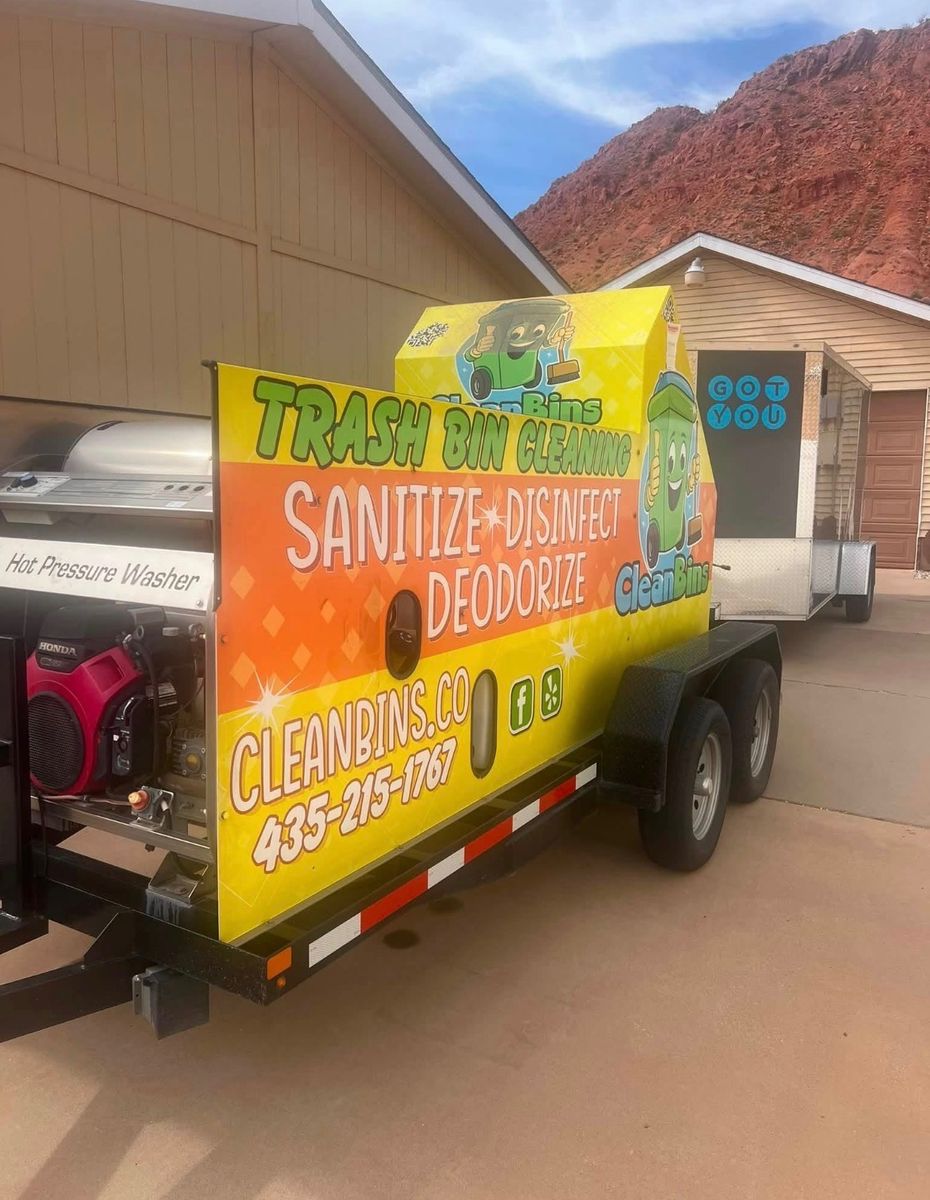 Trash/Bin Cleaning Trailer