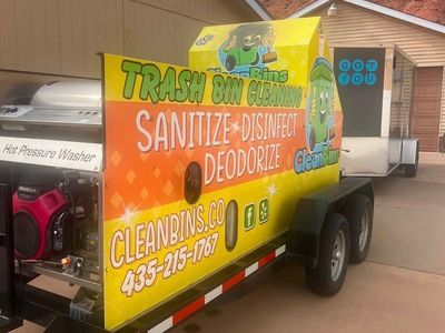 Trash/Bin Cleaning Trailer
