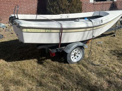Small Boat With Trailer