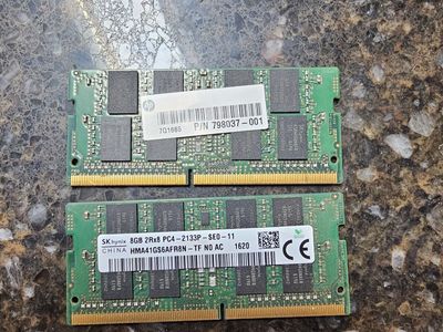 16GB 2x8 DDR4 laptop SODIMM.