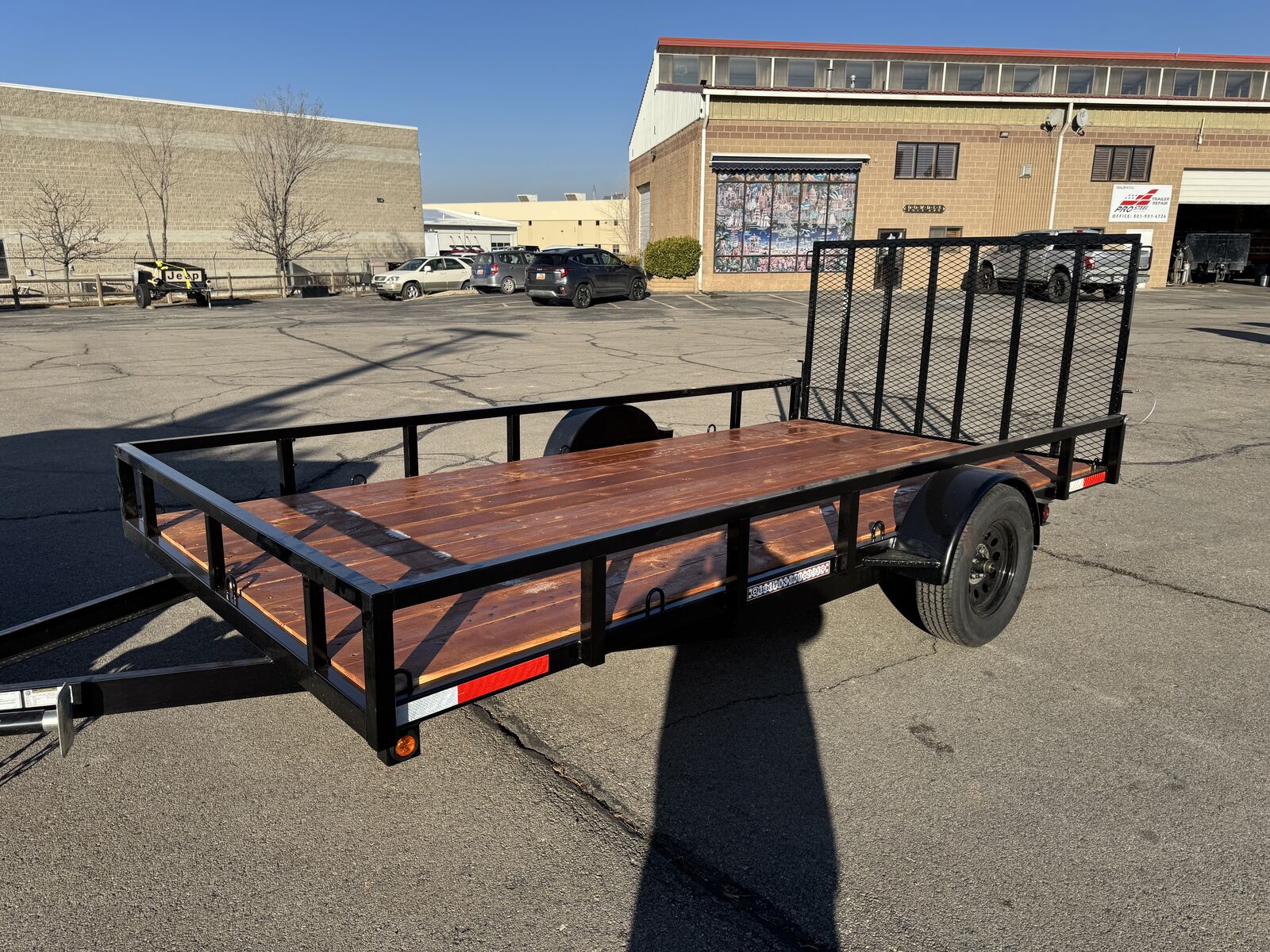 Quadrax 7X14 Single Axle Utility Trailer