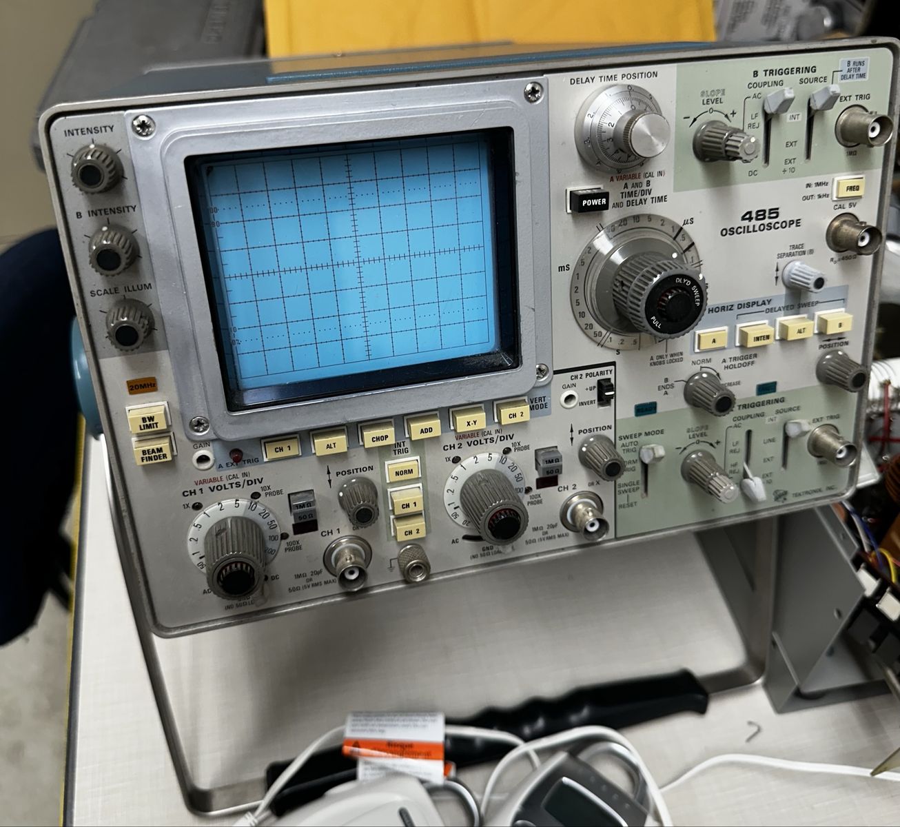 485 oscilloscope - analog
