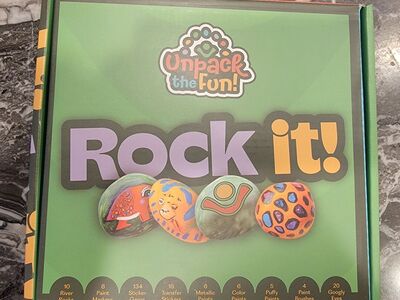 New in Box Rock It Kids Rock Art Set by Marquis