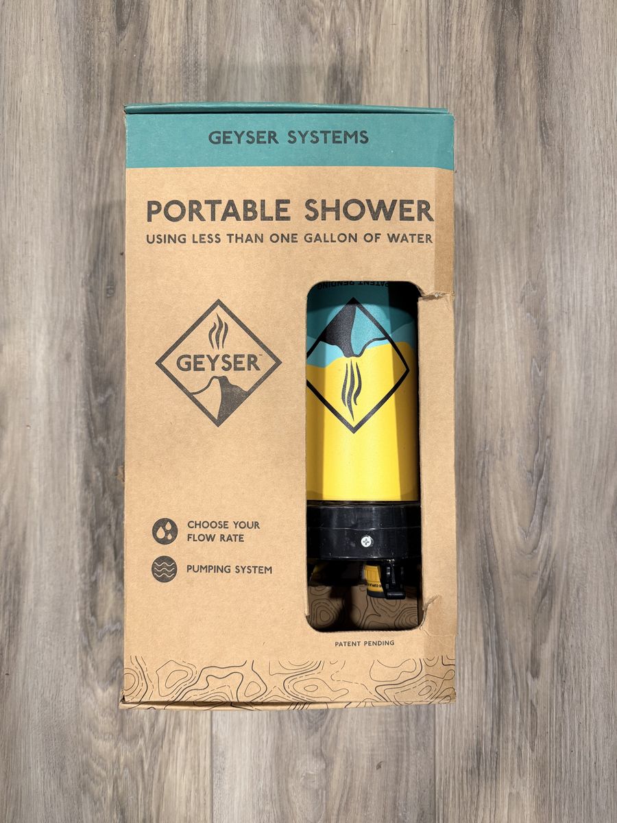 Geyser portable shower