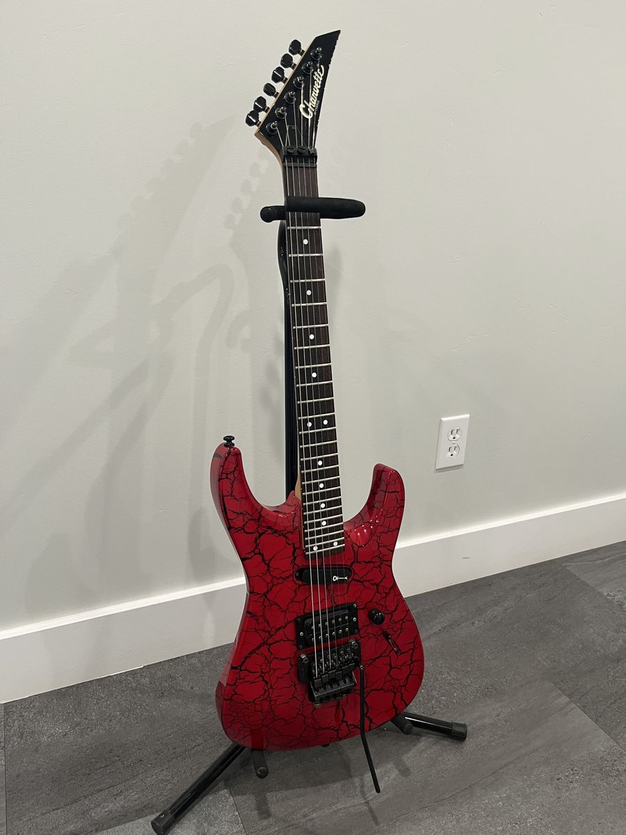 80's/90's Charvel Charvette Crackle Electric Guita