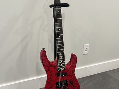 80's/90's Charvel Charvette Crackle Electric Guita
