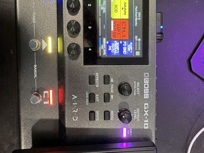 BOSS GX-10 Guitar Effects Processor & Amp Modeler Pedal