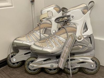 Like New Size 7 Women’s White Rollerblade Spirit Rollerblades // Womens Size 24.0cm