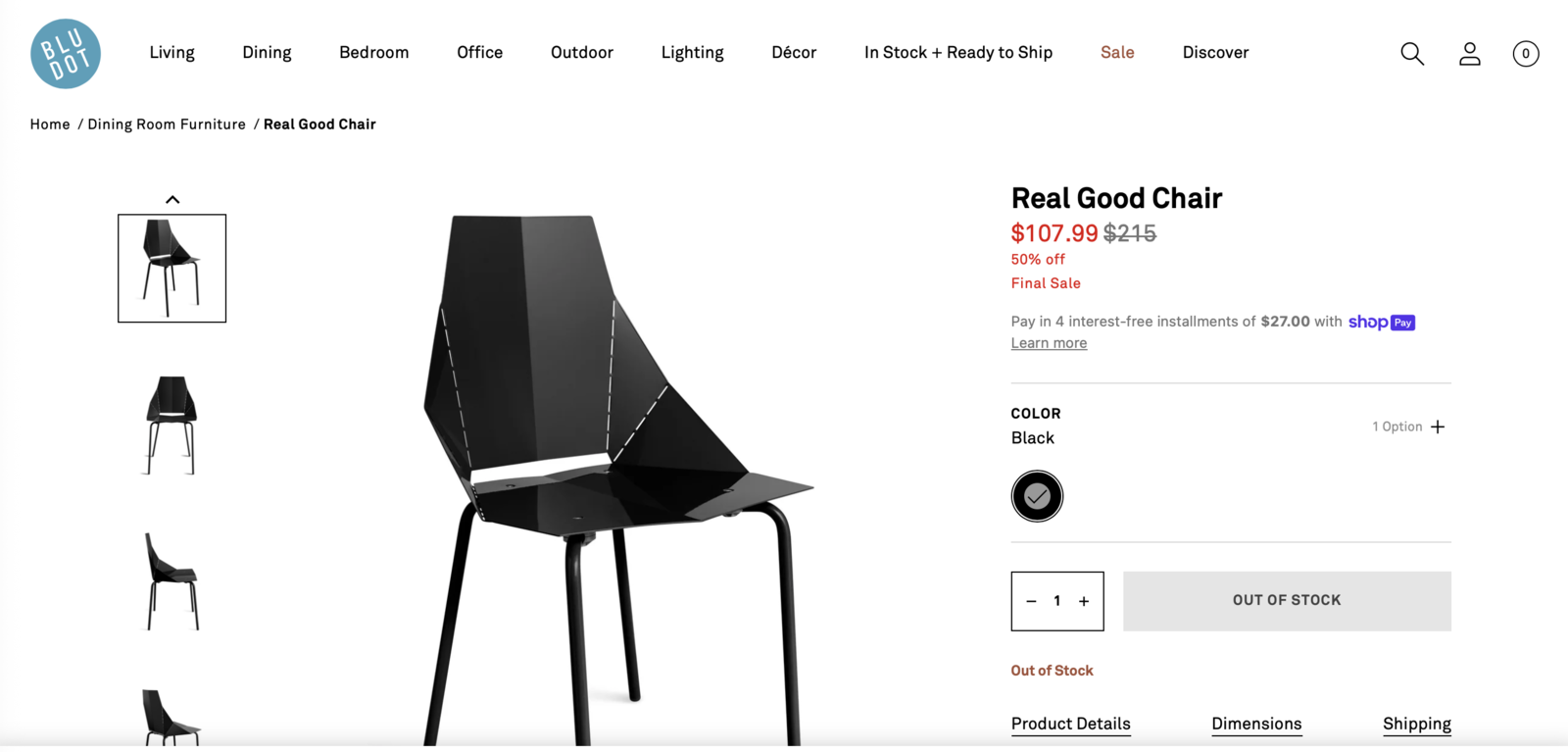Bludot "Real Good" Chairs