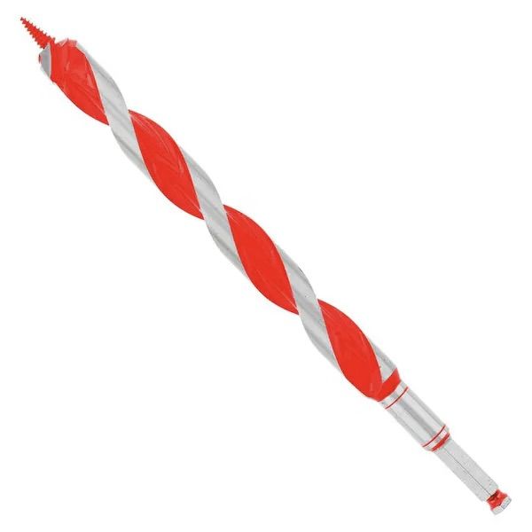 DIABLO 1 in. x 13 in. High Carbon Steel Auger Drill Bit for Wood and Nail-Embedded Wood