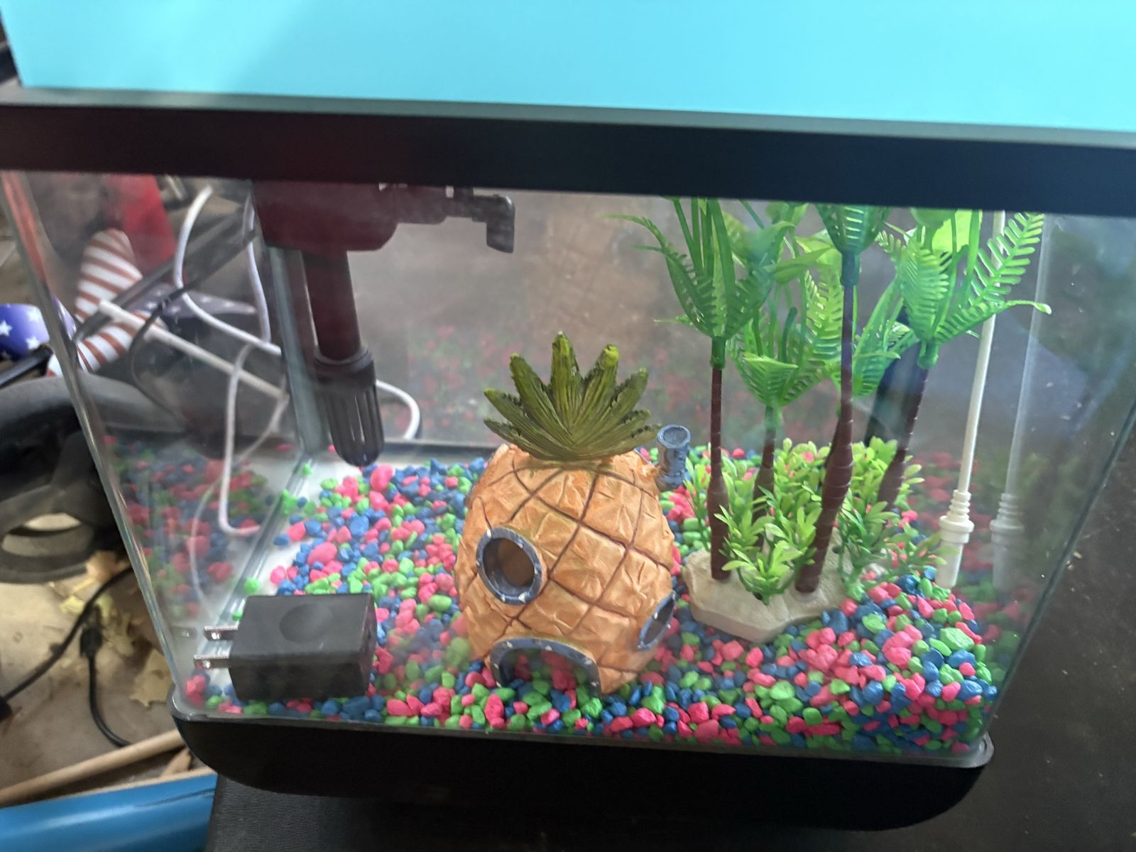 Full smart fish tank 2.5 gallons
