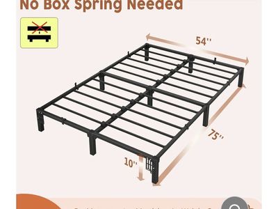 NEW Garvee Full Bed Frame Metal 10 Inch,
