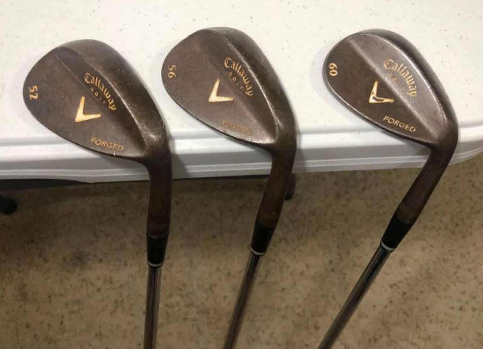 Callaway Golf RAW V Forged RH Wedge Set - 52-degree, 56-degree and 60-degree