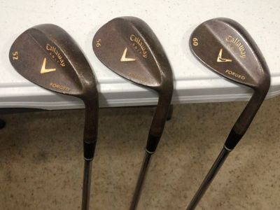Callaway Golf RAW V Forged RH Wedge Set - 52-degree, 56-degree and 60-degree
