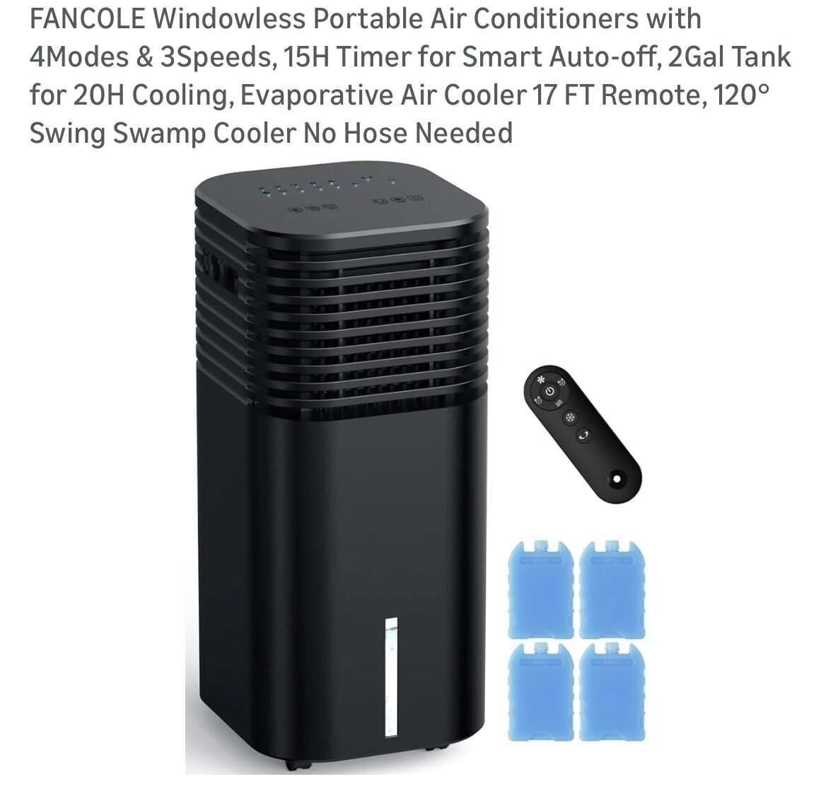 Windowless Portable Air Conditioner