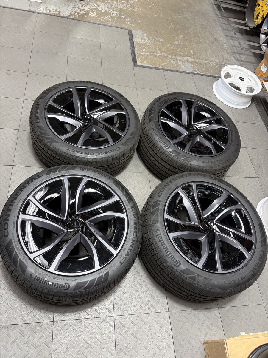 2015-2026 TESLA MODEL X FACTORY 20" DARK GRAY WHEELS & TIRES SET OF 4 OEM ORIGINAL