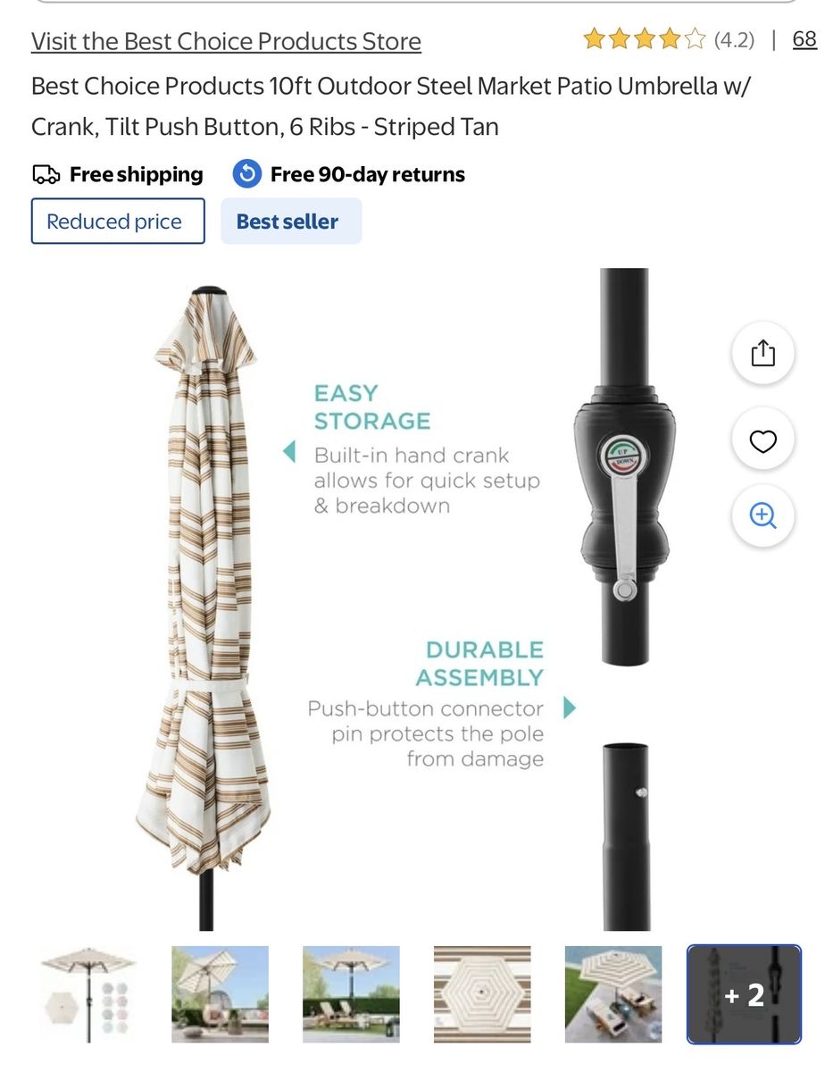 Outdoor Steel Patio Umbrellas