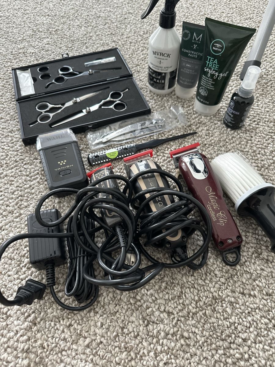 Wahl Clippers, Magic Clip, Vanish Shaver, Scissors & Grooming Kit