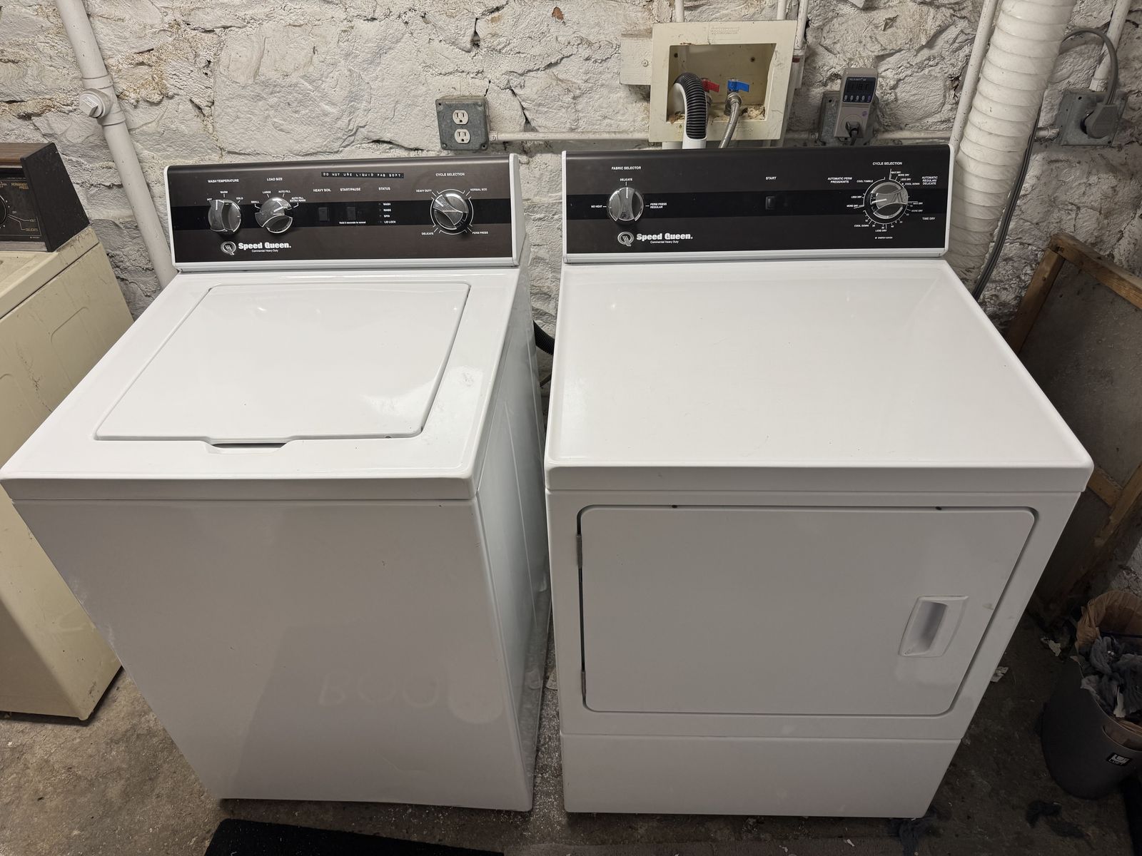 Speed Queen Washer and Dryer TR3