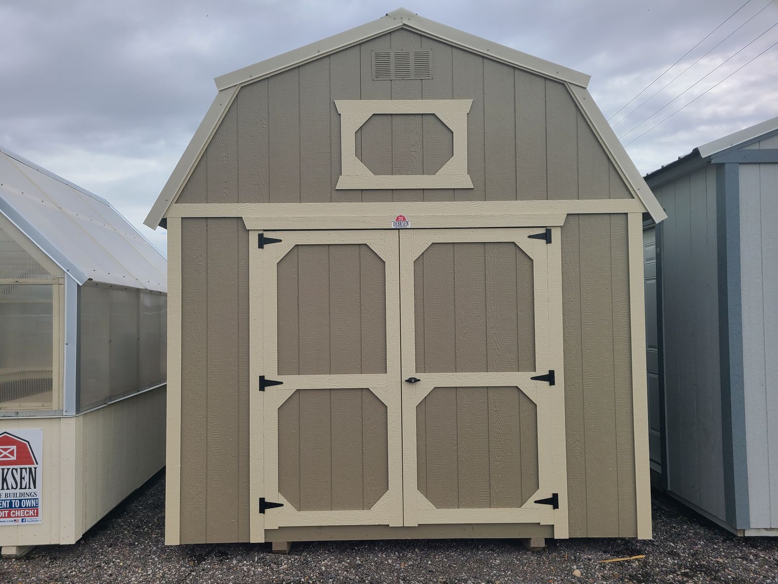 Lofted barn storage shed