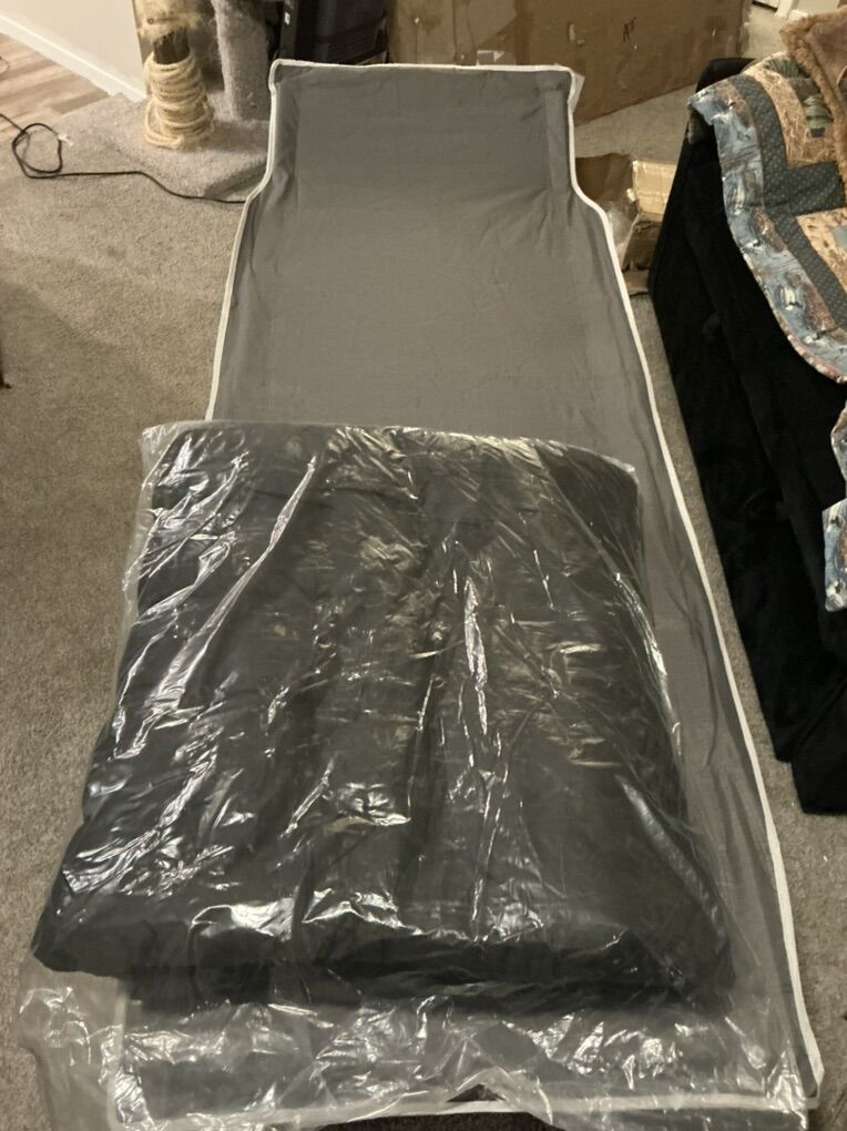 Camping Cot 73 x 27 with Cushion