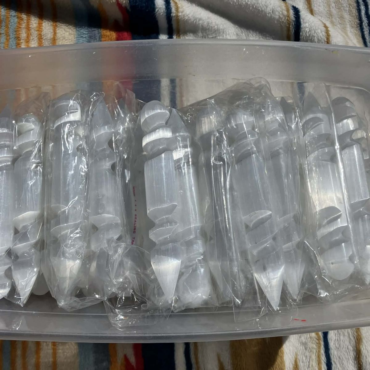 selenite wands ,Turtles and Hearts lot