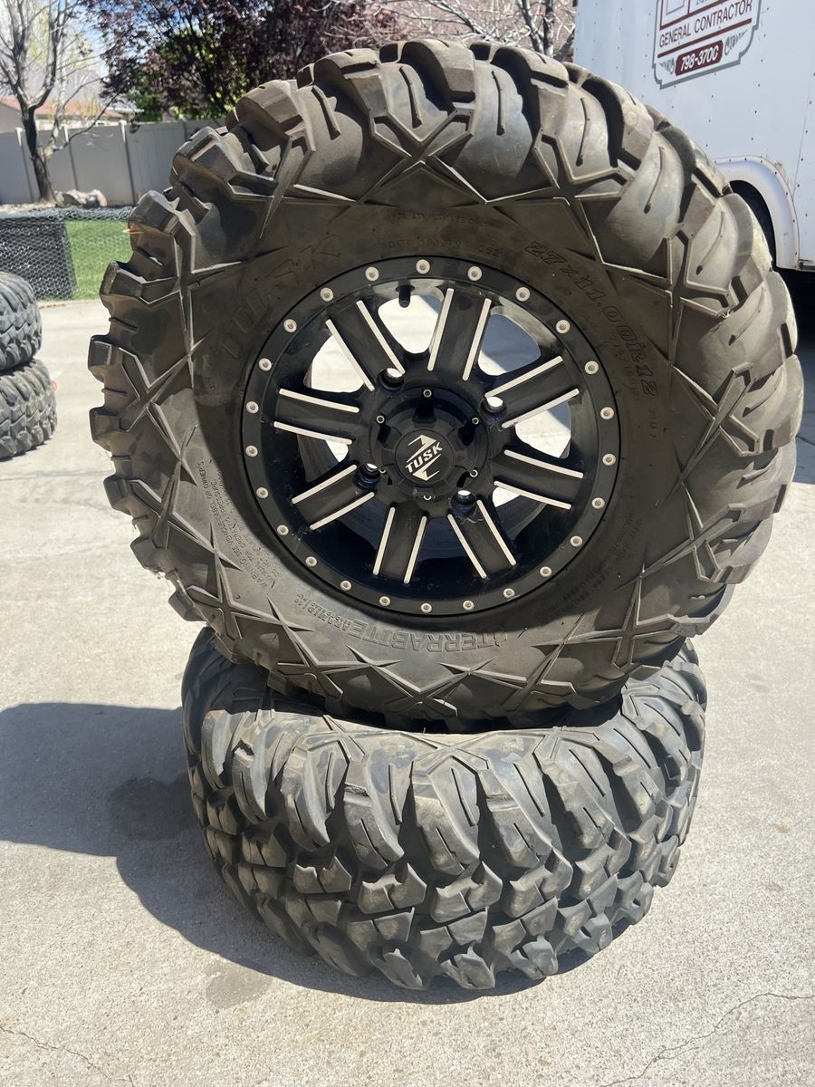 Tusk 27x11x12 on tusk rims