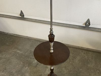Vintage Floor Lamp with Table - Restoration Project