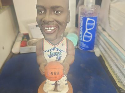 Vintage Utah Jazz Bryon Russell #3 Qwest Bobblehead Figure