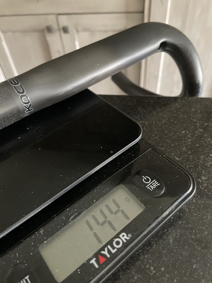 Gravel Drop Bars 42cm, Carbon 144grams