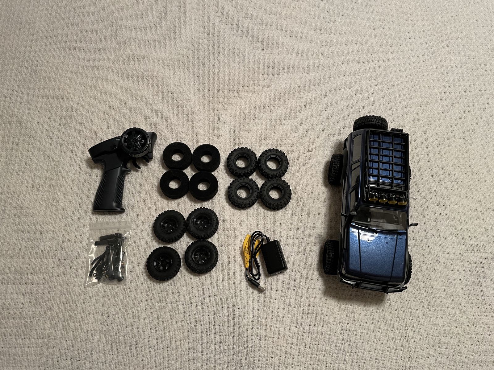 FMS RC LC80 V2 with Upgrades and Extra Tires
