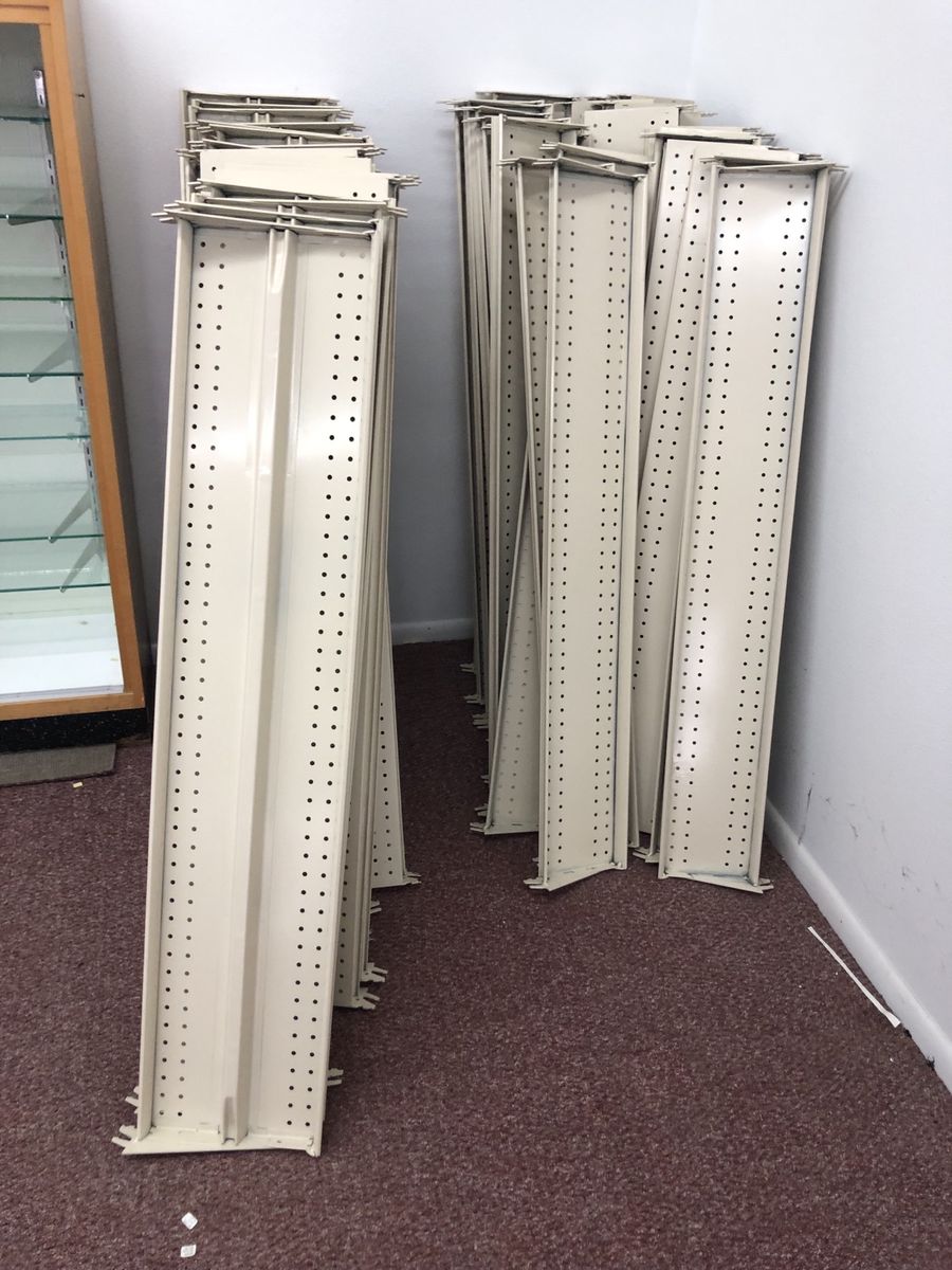 Lozier Gondola Shelving like new/new 48" long 6.5" deep