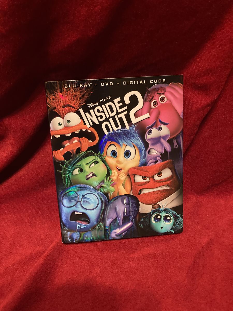 Disney Pixar Inside Out 2 Blu Ray & DVD