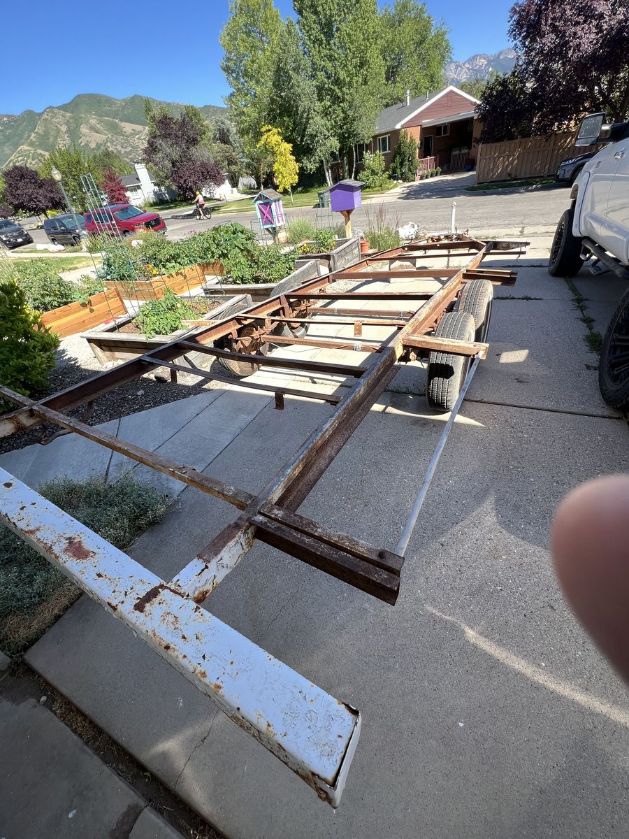 24 Foot Camp Trailer Frame and Axl3