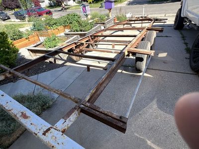 24 Foot Camp Trailer Frame and Axl3