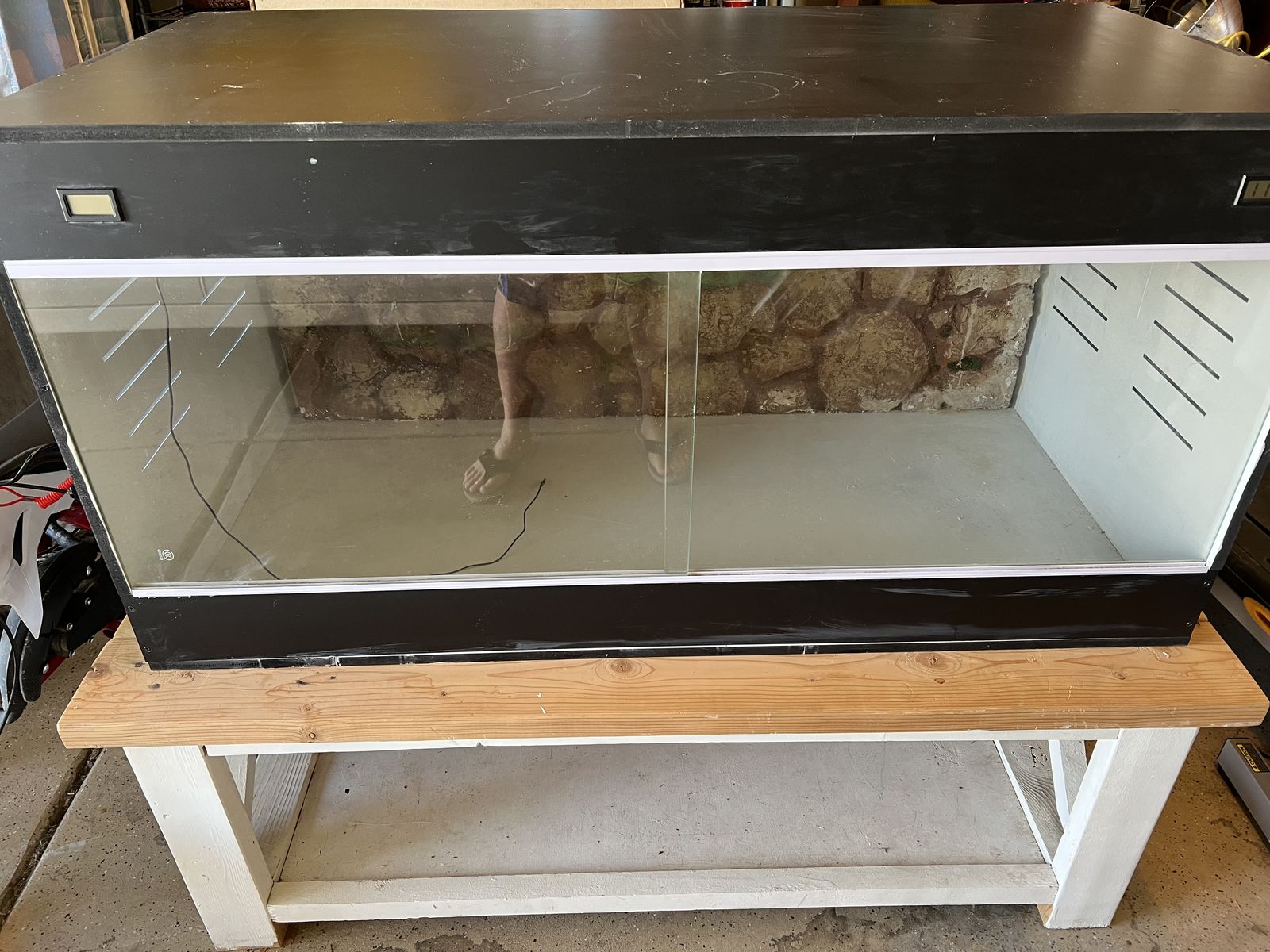 120 Gallon PVC Reptile Enclosure w/ table